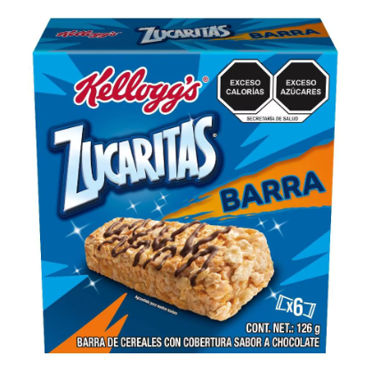 Barra Zucaritas 21gr caja de 6 uni 126g