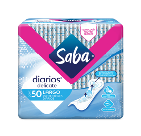 Protector Diario Saba Largo 50u