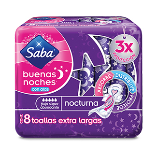 Toalla Saba Buenas Noches C/A 18U