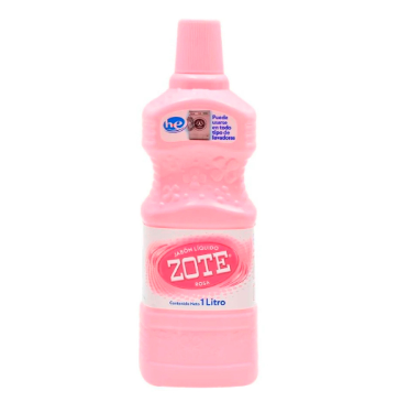 Jabon Liquido Marca Zote ROSA 1 Litro