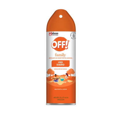 REPELENTE OFF AE FAMILY NARANJA 170G 12S