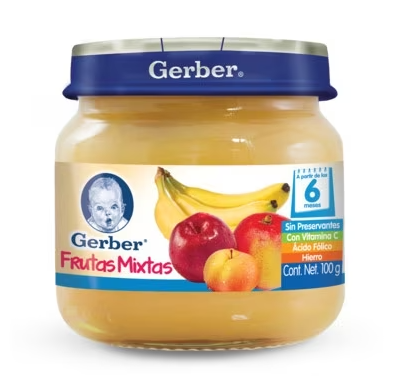 Colado Gerber Frutas Mixtas 100gr