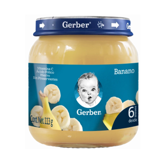 Colado Gerber Banano 100gr