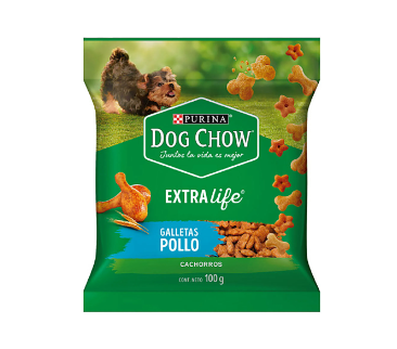 Dow Chow Galletas de Pollo Cachorros 100g