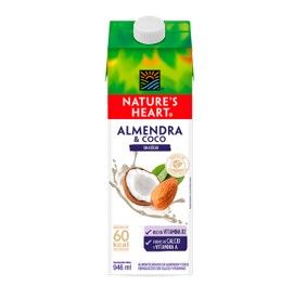 Bebida de Almendra y Coco Sin Azúcar, Nature's Heart, 946ml