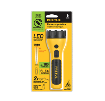 Foco Recargable Led 180LM Pretul 26102