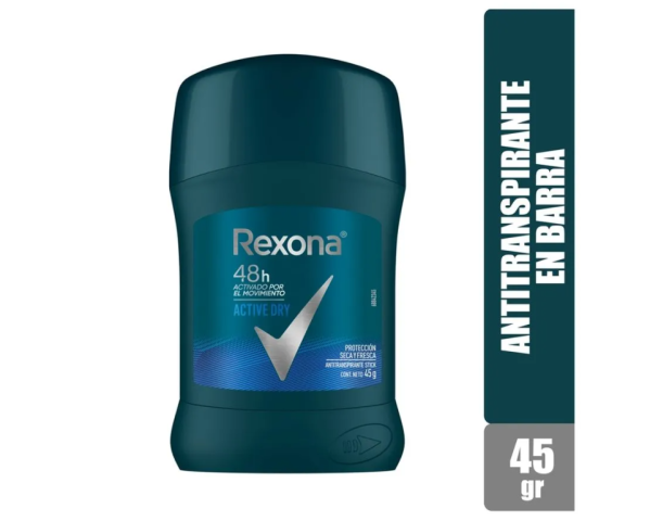 Desodorante Rexona Active Dry, 45g