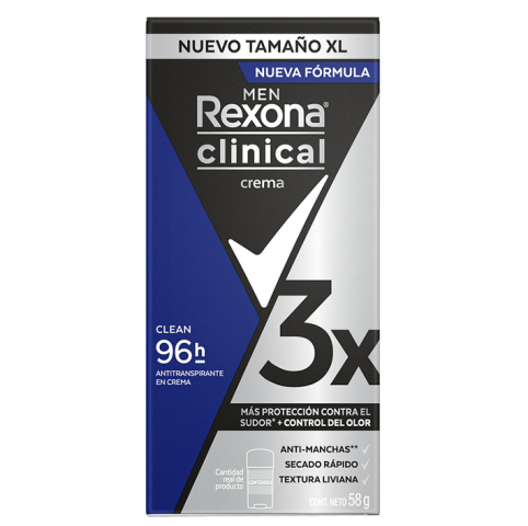 DESODORANTE REXONA BARRA CLINICAL MEN 58G