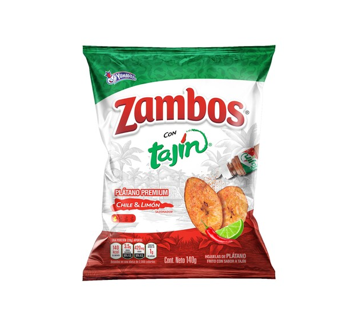 Zambos Platano Tajín 140g