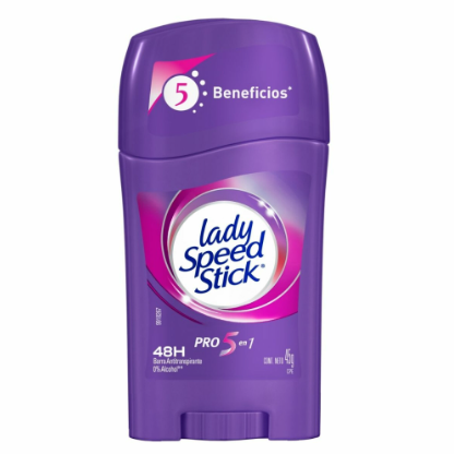 Desodorante Lady Speed Stick barra 5 en 1 45gr