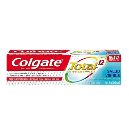 Crema Dental Colgate Total Salud Visible 75 mL