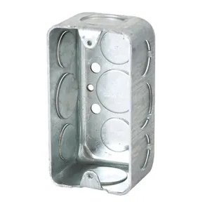 Caja Rectangular Metal 1/2UL Topaz E58361