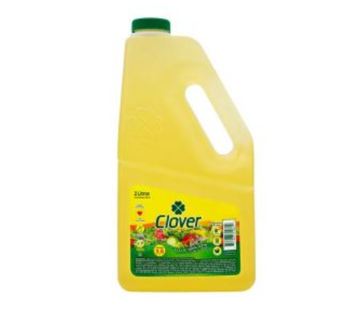 Aceite vegetal, Marca Clover, Soya  Envase 2 l
