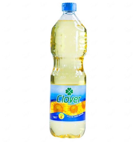 Aceite Girasol, Marca Clover, Botella 950ml