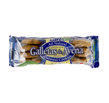 Galletas de Avena y Pasas, Seed, 320g 12 paq