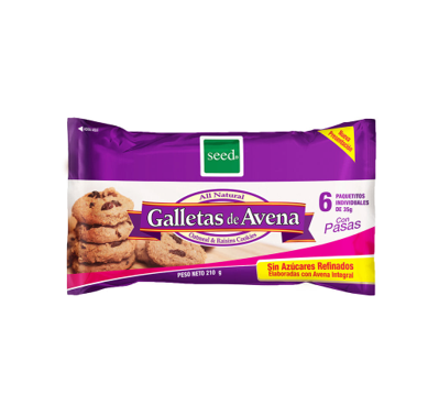Galleta Avena Pasas Bioland 210g