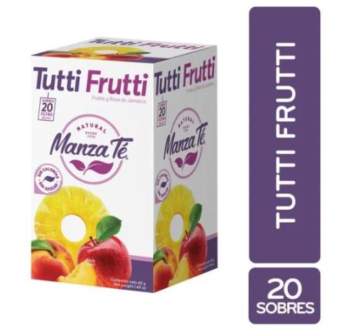 Te Tutti Frutti Manza Te 20 sobres