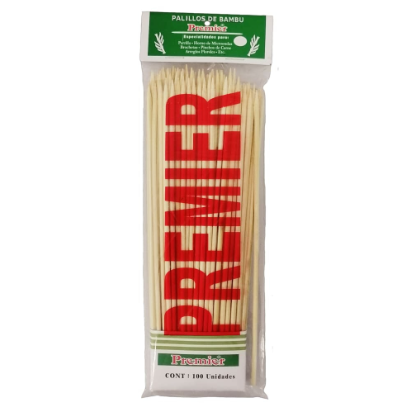 Pincho Bambu Premier Largo 100 unidades