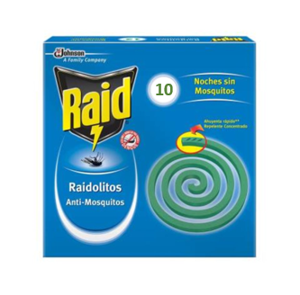 ESPIRALES RAID RAIDOLITOS 10UND 60S