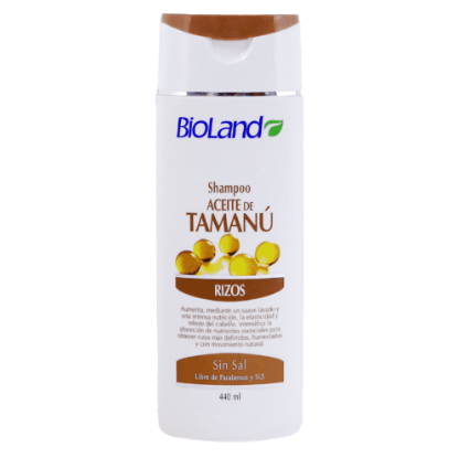 Shampu Rizos Tamanu Bioland 440ml