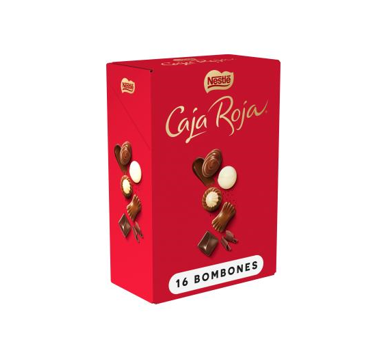 Chocolate surtido de bombones Caja Roja Marca Nestle