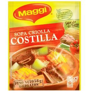 * Caldo de costlla criolla magui carton