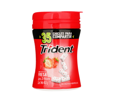 Tridente 35S Sabor Fresa Botella 45.5g