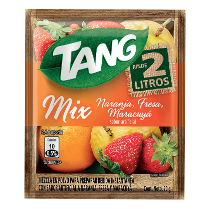 Tang Naranja Fresa Maracuya 20g