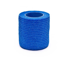 Venda Cohesiva Color Azul Elastica