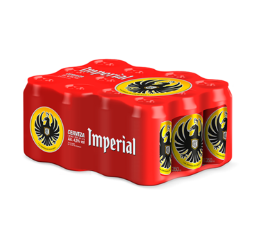 Cerveza Imperial lata 355 ml 12 Pack