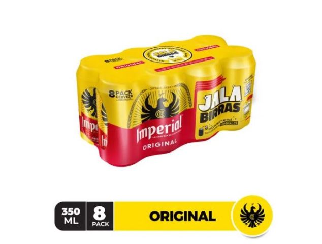Cerveza Imperial 7+1 lata 350 ml
