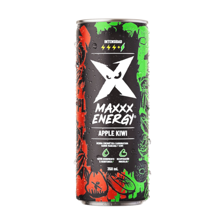 Bebida Energetica Maxxx Energy Sabor Kiwi Manzana 350 ml