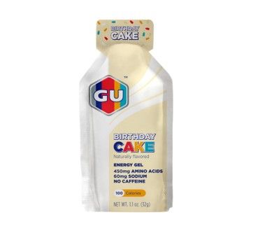 Gel Energetico Gu Sabor Pastel Sin Cafeina 32g