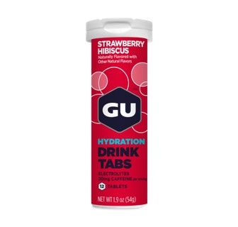 Tableta Hidratante Sabor Fresa Jamaica, Marca Gu, 12U