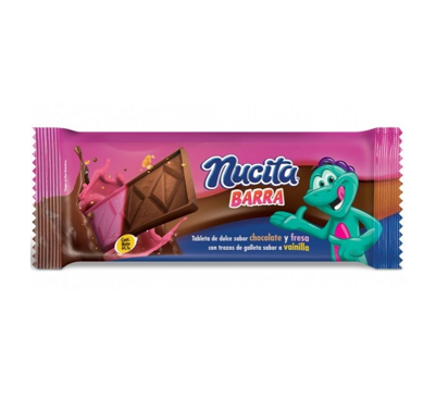 Chocolate Nucita Barra Fresa y Vainilla 44.5G