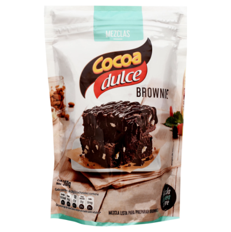 Pre Mezcla Brownie Cocoa Dulce Bolsa  350g