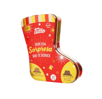 Bota Navideña Chocolate Tutto, Lata 54g