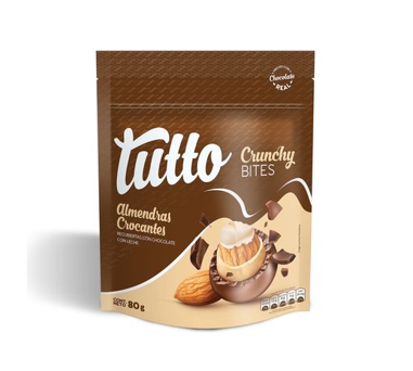 Almendras recubiertas de Chocolate Tutto 80 g