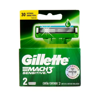 Repuesto mach 3 sensitive 2u