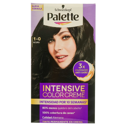 Tinte para Cabello 1-0 Negro  Palette  50ml