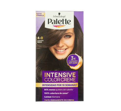 Tinte p/ Cabello Schwarzkorpf Pallete Castaño Medio 4-0
