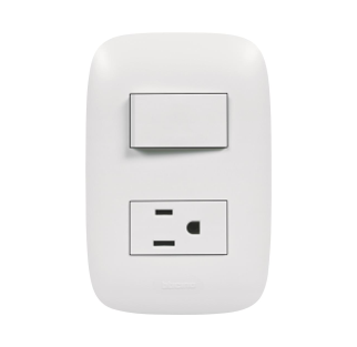 Interruptor ISA + Tomacorriente 2P+T APS231 Senci