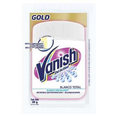 Vanish Poder 02  White Sachet 30g