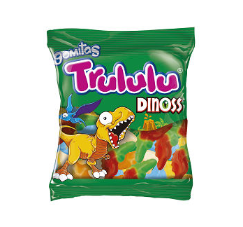Gomitas Trululu Dinos 80 g