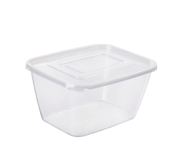 Recipiente con tapa rectangular .325 lts Bio Food Rey