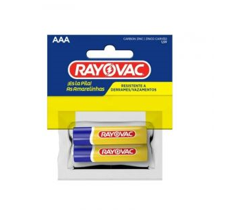 Bateria C  Rayovac Amarilla 2 Unidades