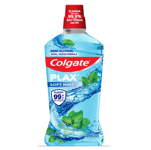 Enjuague Colgate Plax Soft Mint 1L