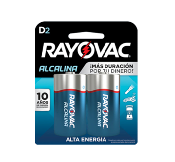 Bateria D2 Rayovac  2  Unidades