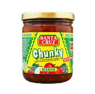 Salsa Chunky Santa Cruz Medio Frasco 227g