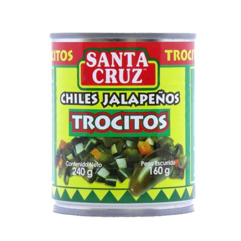 Chile jalapeño santa cruz trocitos 240gr